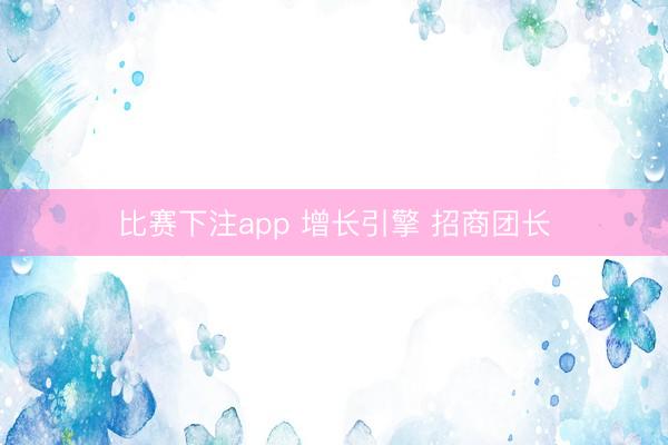 比赛下注app 增长引擎 招商团长