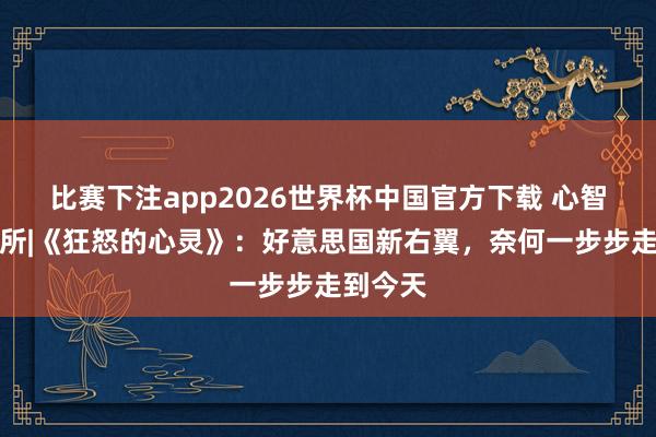 比赛下注app2026世界杯中国官方下载 心智不雅察所|《狂怒的心灵》：好意思国新右翼，奈何一步步走到今天