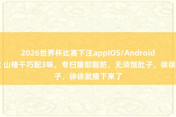 2026世界杯比赛下注appIOS/Android手机版下载 山楂干巧配3味，专扫腹部脂肪，无须饿肚子，徐徐就瘦下来了