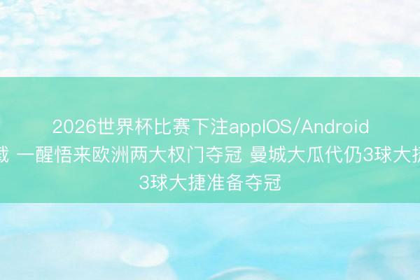 2026世界杯比赛下注appIOS/Android手机版下载 一醒悟来欧洲两大权门夺冠 曼城大瓜代仍3球大捷准备夺冠
